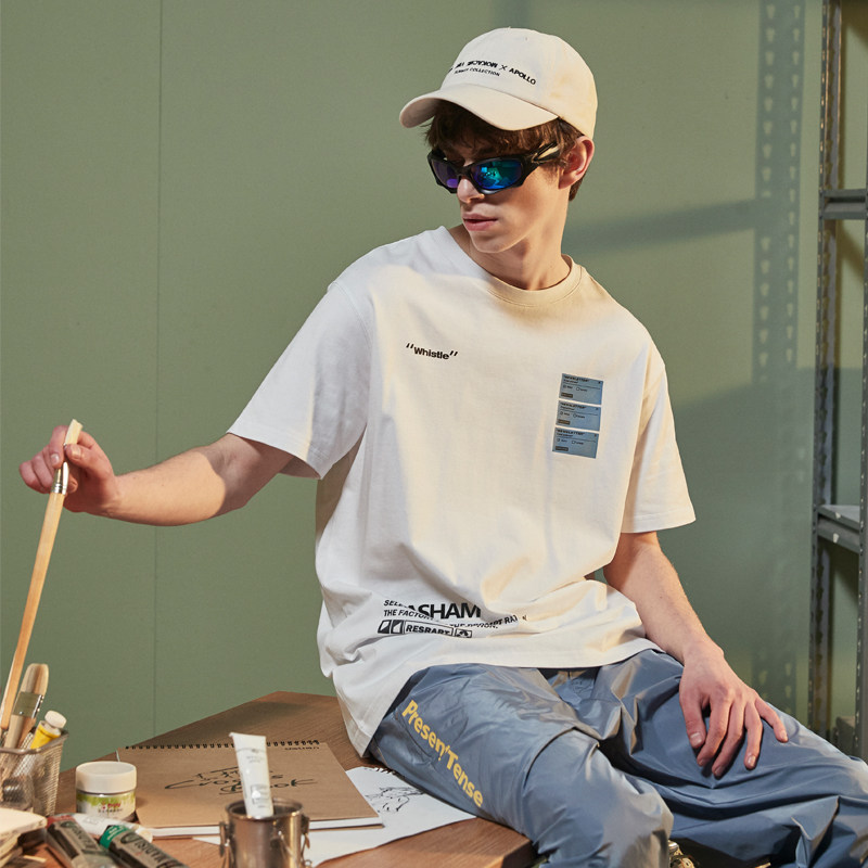 唐狮2020夏季新款短袖t恤打底衫 唐狮喜之乐T恤