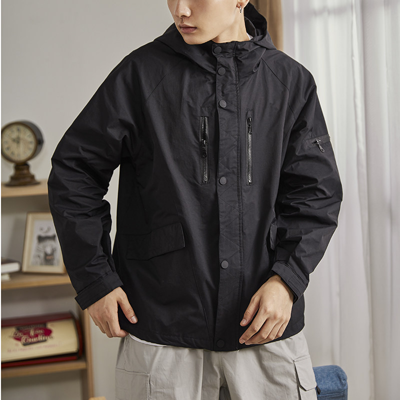 唐狮连帽男2020夏秋新款韩版夹克 唐狮喜之乐夹克