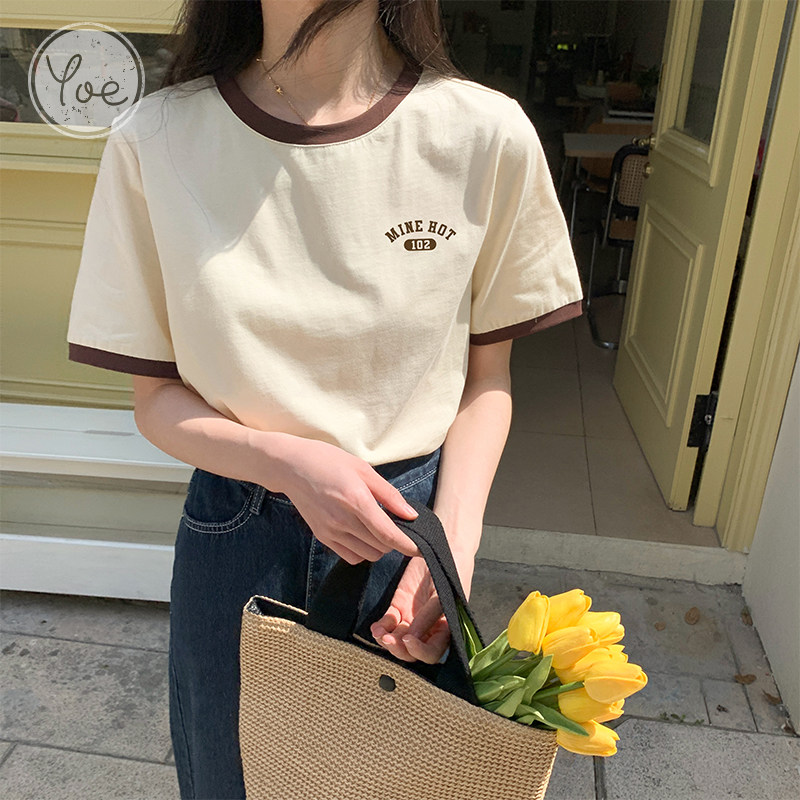 【19元1件】清仓男女短袖t恤休闲时尚棉质透气夏流行学生上衣内搭