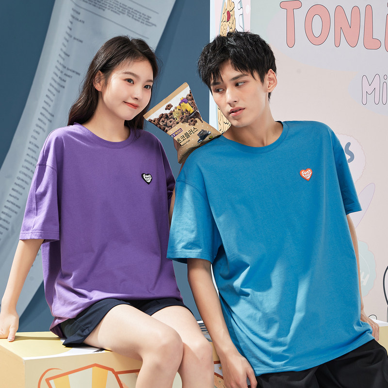 唐狮2022夏新款短袖男女同码t恤 唐狮喜之乐T恤