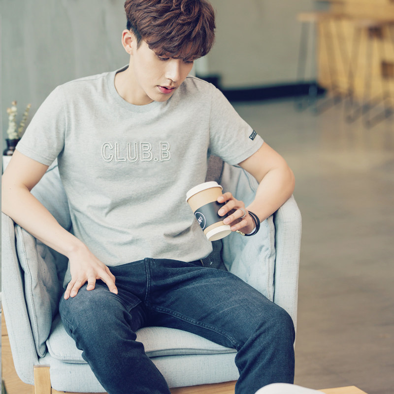 唐狮官方旗舰店短袖男2018夏装t恤 唐狮天悦T恤