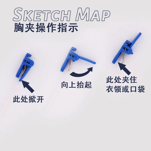 优和6071双面透明硬质PP卡套夹子工作证件医生卡套工牌胸卡夹扣-图2