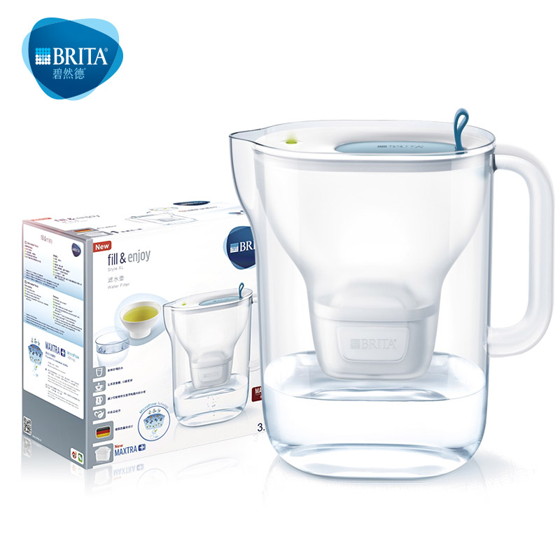 枚 12 去水垢加强滤芯 净水器 3.5L 碧然德家用滤水壶设计师系列 BRITA 枚 12 去水垢加强滤芯 净水器 3.5L 碧然德家用滤水壶设计师系列 BRITA
