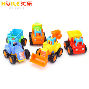 汇乐玩具 惯性车工程车儿童玩具汽车宝宝挖掘机玩具车男孩套装326
