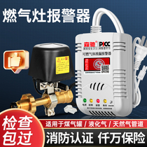 Gas stove alarm gas leak alarm air leakage protection valve steel bottle cut off valve gas leak detector