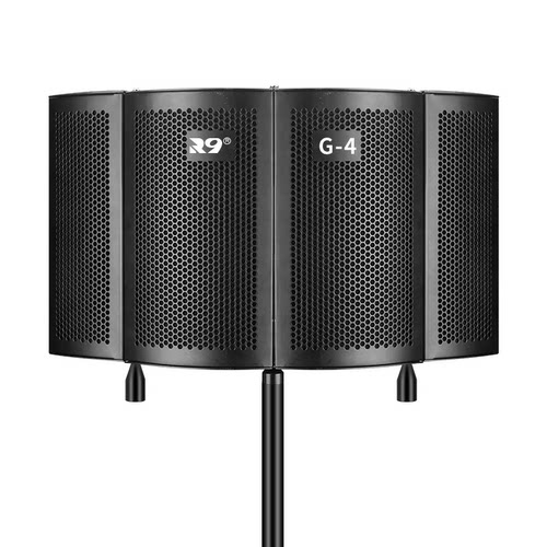 G-4麦克风录音棚隔音罩话筒防风屏防喷网吸音罩防噪音降噪板金属 - 图3