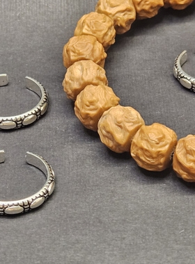 纯铜原创设计手工制作复古做旧戒指可调节编号106