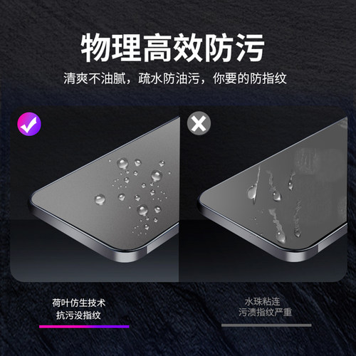 适用于荣耀x70钢化膜新款honor70i手机磨砂膜x70高清蓝光防指纹全屏覆盖电竞游戏膜荣耀七0防偷窥防摔爆贴膜 - 图1