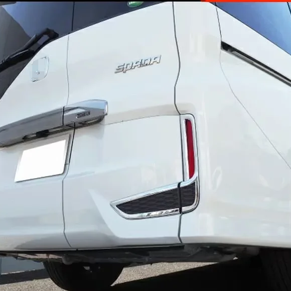 适用于15-21老款STEPWGN RP3 RP5改装后保险杠雾灯框外拉手装饰贴 - 图2