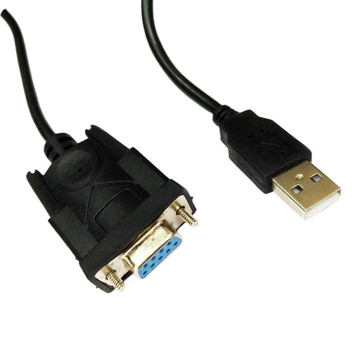 usb转串口线usb转DB9孔串口母头 1.5米USB转RS232转换器COM数据线 - 图2