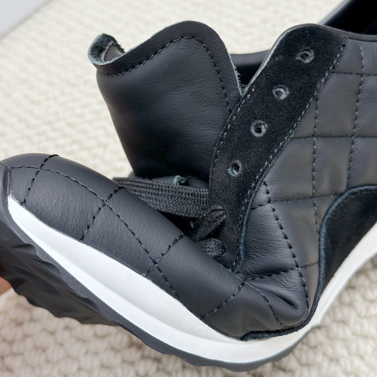 莞产真皮系带菱格电绣小香风运动休闲女鞋~时尚百搭小白鞋,淘宝优惠券,粉丝福利购,淘宝优惠卷