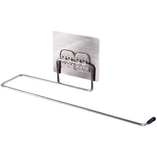 一次性厨房抹布架子洗碗布纸巾架懒人抹布支架挂架卷纸免打孔挂钩 - 图3