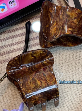 后脑勺巨能抓鲨鱼夹醋酸高级感