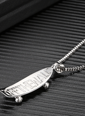 欧美项链钛钢吊坠情侣挂饰品