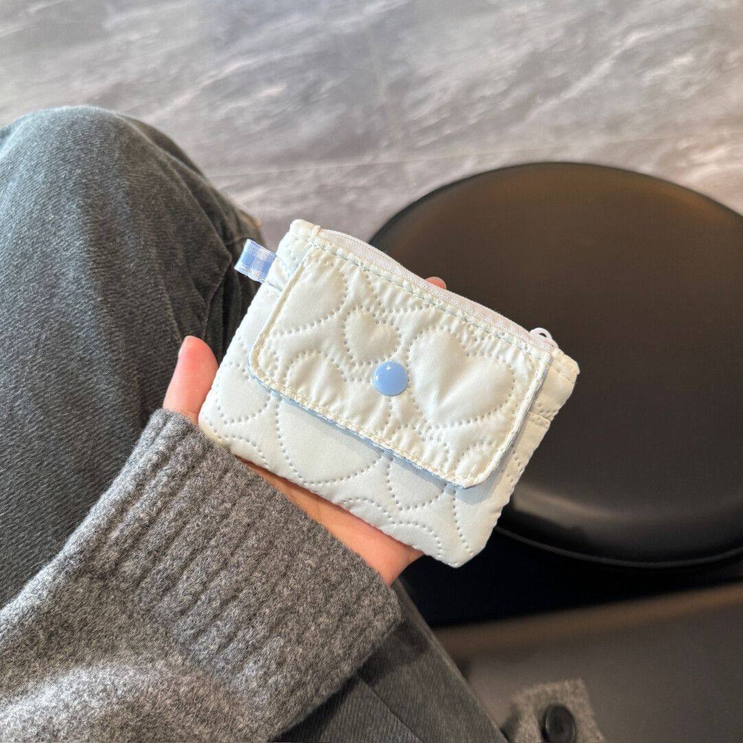 ins拉链卡包化妆包多功能纽扣学生零钱包证件杂物便捷收纳耳机包,淘宝优惠券,粉丝福利购,淘宝优惠卷