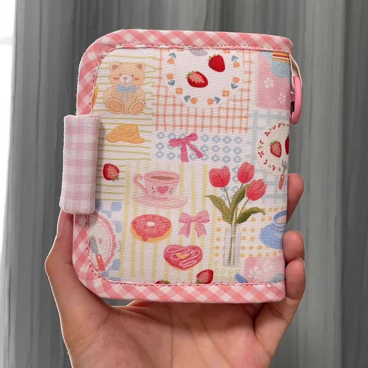 可爱小熊蛋糕零钱包高颜值少女心迷你便携按扣卡包校园证件收纳包,淘宝优惠券,粉丝福利购,淘宝优惠卷