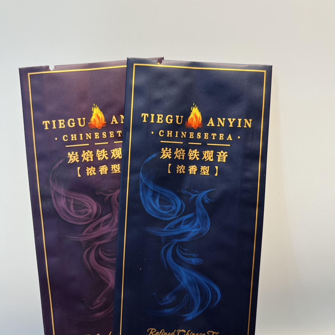 新款纯铝炭焙铁观音浓香型茶叶包装袋烤火焙火茶叶小泡袋7克袋山-图0