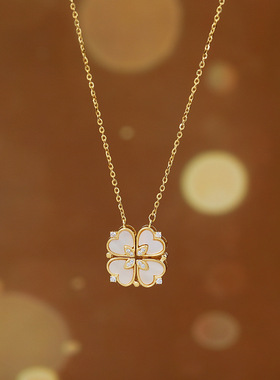 爱心项链女锁骨链钛钢不掉色颈链