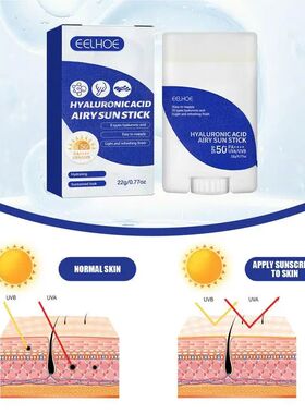 SPF50+ PA++++ Sunscreen Face Stick Hyaluronic Acid Facial Su