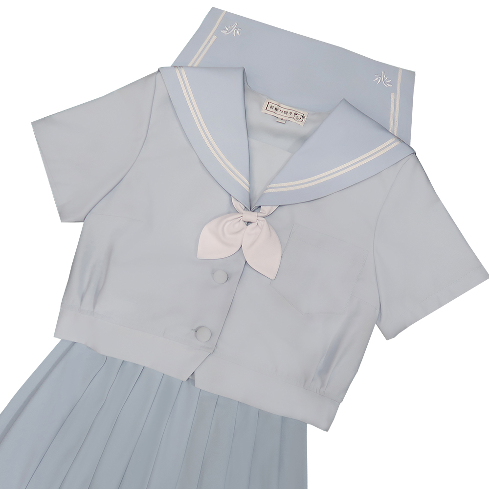 酱爆暖冬jk制服原创银川夏服正统学生校服 丽人帮