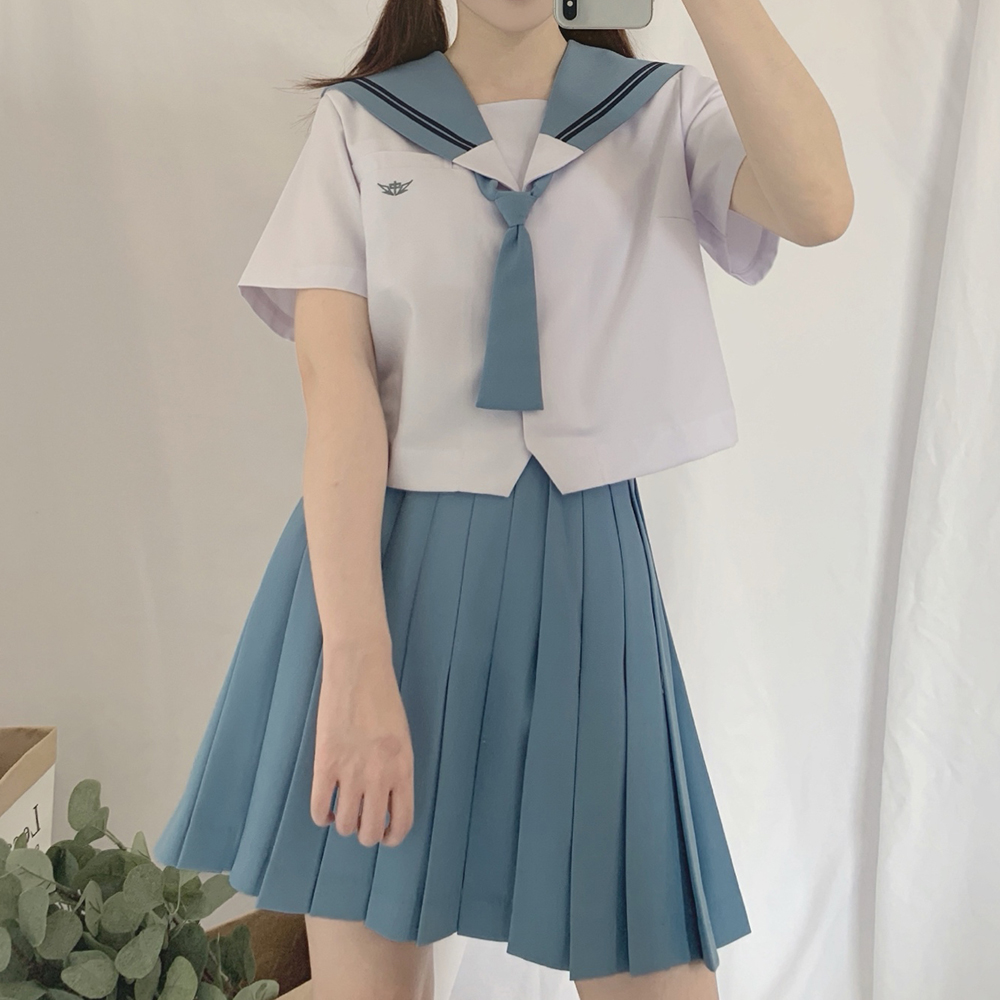 【现货清仓】原创 津野中 夏服JK制服正统日本学生校服水手服