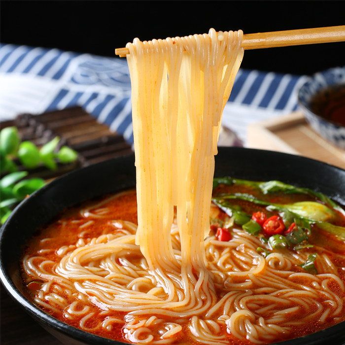 正宗佳木斯涮冷面东北烧烤店涮面速食带调料包大红鹰烧烤3袋包邮_虎窝淘