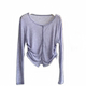 ອອກແບບແມ່ຍິງຮ້ອນສອງດ້ານ drawstring knitted cardigan ຂອງແມ່ຍິງ summer ບາງ sunscreen ເສື້ອທີເຊີດເຄື່ອງປັບອາກາດ blouse ມີ shawl