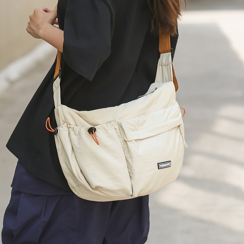 Nylon crossbody bag large capacity travel dumpling bag