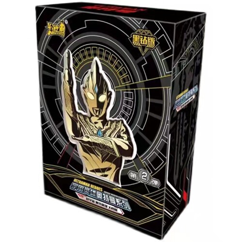 卡游奥特曼卡片黑钻版正版XR金卡3D全套盲盒卡包电视满星奥特卡牌 - 图3