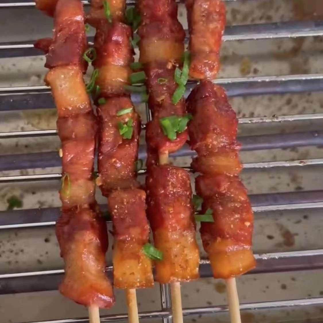 烧烤红烧五花肉串一包15串烧烤油炸串户外摆摊食材商用半成品冷冻,淘宝优惠券,粉丝福利购,淘宝优惠卷