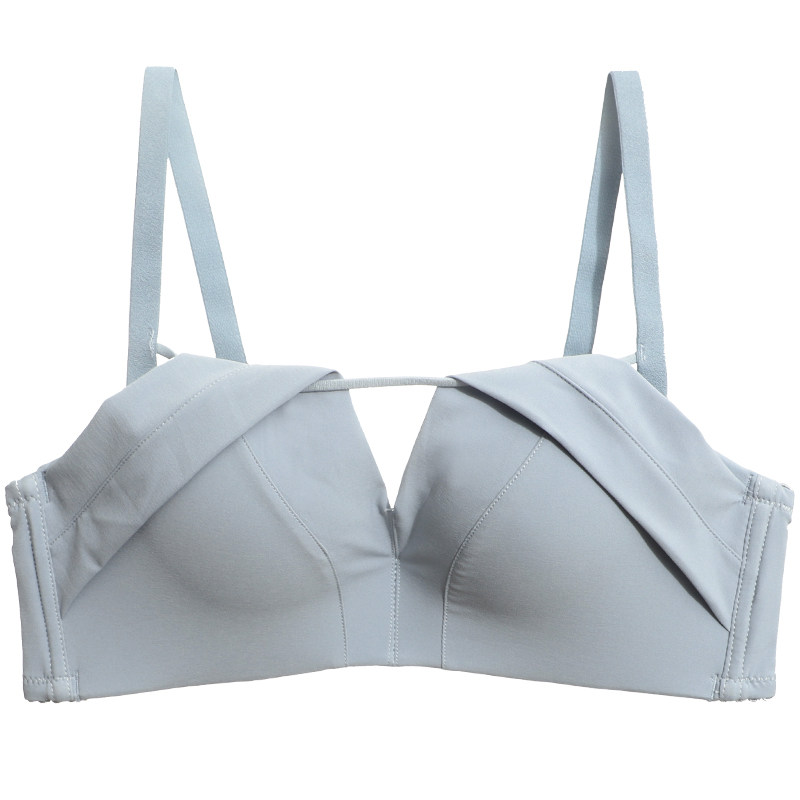 夏季无钢圈调整型收副乳上托裹胸 红粉女王文胸