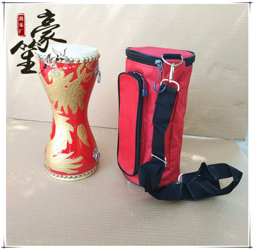 包邮12cm 14cm手拍鼓成人胸鼓牛皮鼓 广场舞健身道具鼓儿童 腰鼓 - 图3