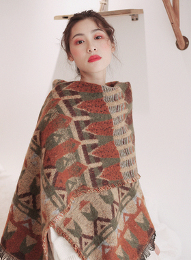 高级感围巾加厚超大女冬季