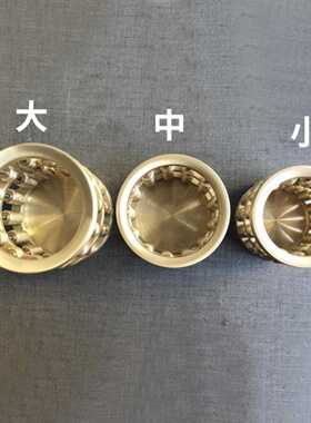 归心算盘笔筒摆件纯铜珠算文房