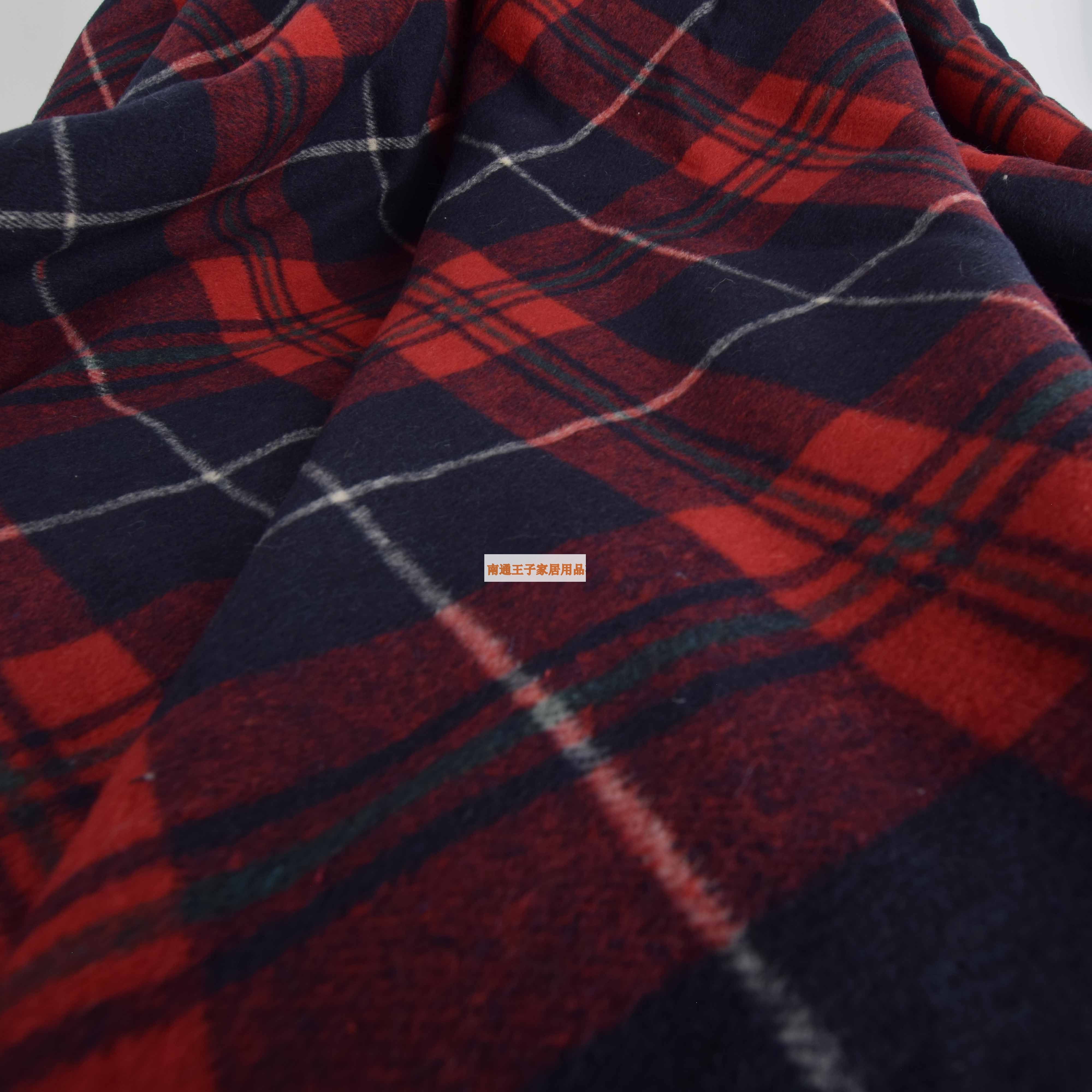 冬季红色格子羊羔绒毛毯办公室午睡盖腿毯披毯双层加大毛毯子,淘宝优惠券,粉丝福利购,淘宝优惠卷