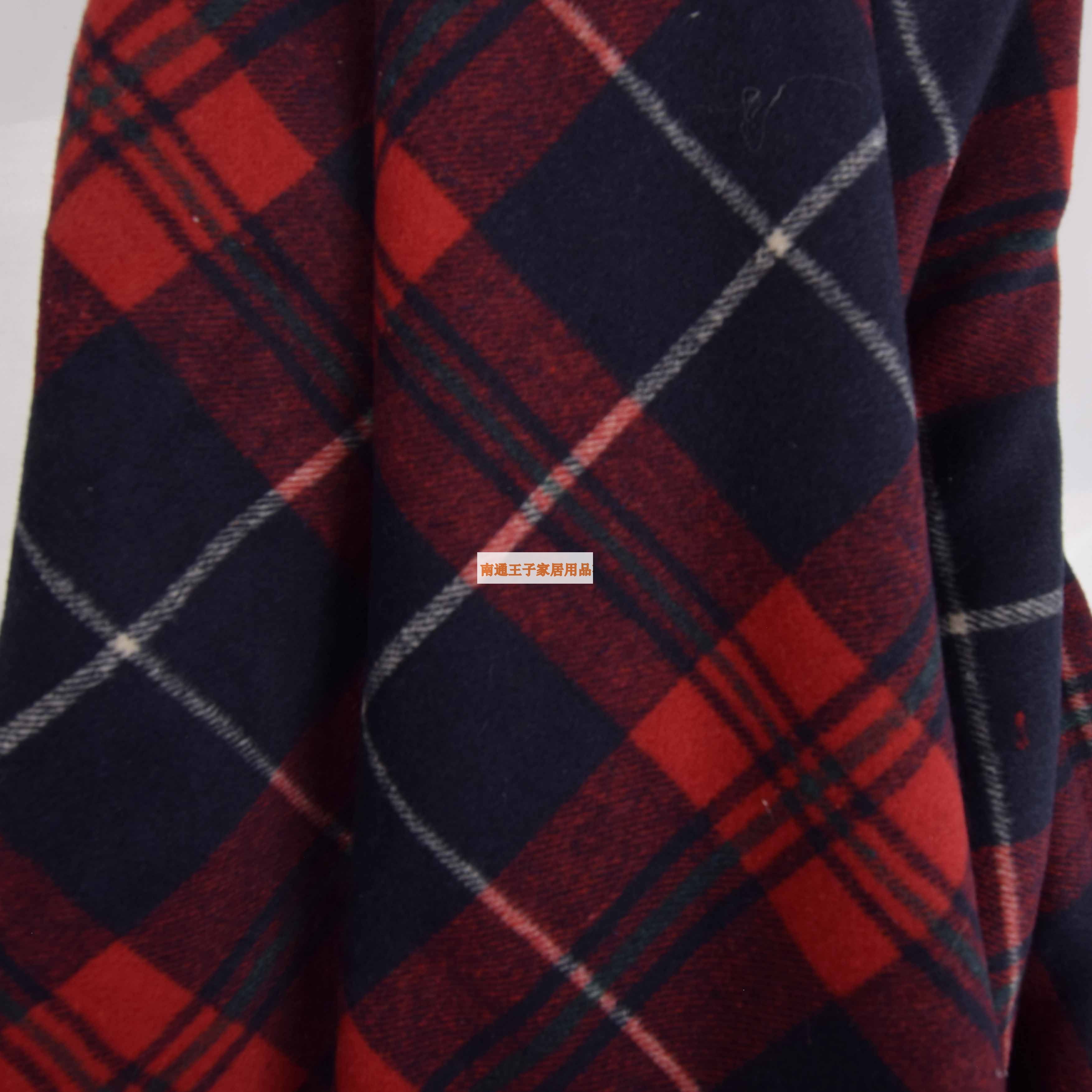 冬季红色格子羊羔绒毛毯办公室午睡盖腿毯披毯双层加大毛毯子,淘宝优惠券,粉丝福利购,淘宝优惠卷