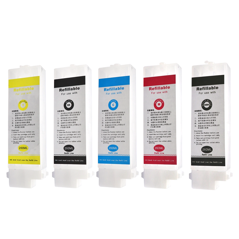 Compatible with Canon iPF6350 6300 6000S 6300S 6100 easy-to-fill ink cartridges with ink supply cartridges