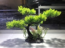 Fish tank simulation tree to decorate water group to make a swing piece