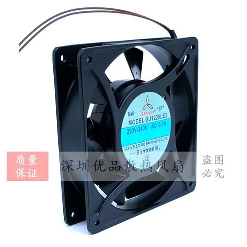 三巨SJ1225ME2/HE2/LE2 AEC交流220v 12025 机箱大风量散热风扇 - 图0