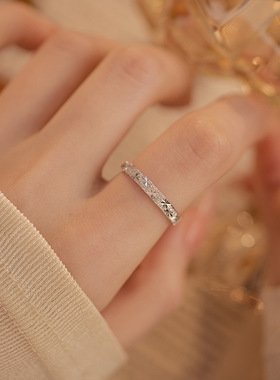 新款S925银高级感满天星戒指女小