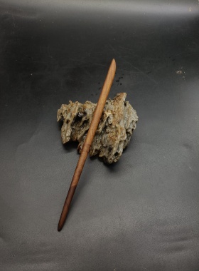 乌木金丝楠木簪子一帆风顺素款夏天道家修身汉服百搭情侣朋友送礼