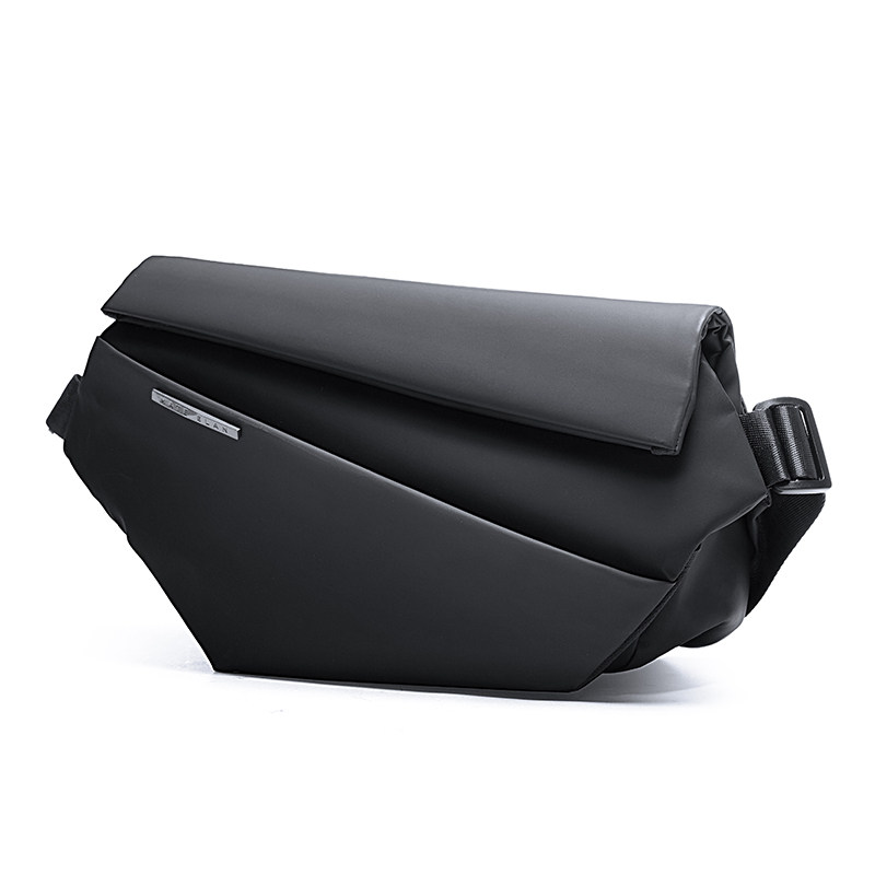 工装风男日系机能骑行多功能斜挎包 墨一男士包袋