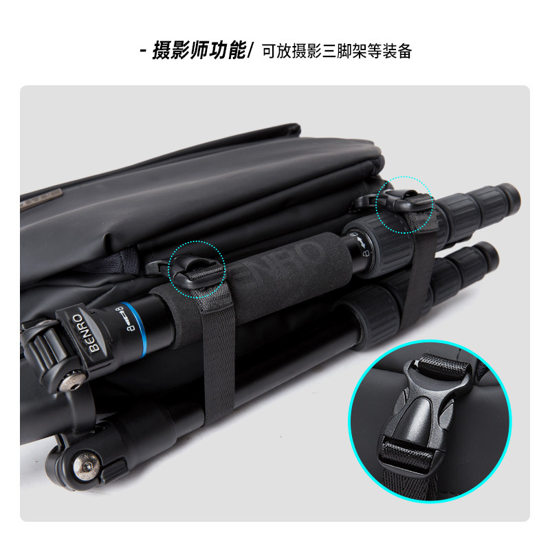 工装风男日系机能骑行多功能斜挎包 墨一男士包袋