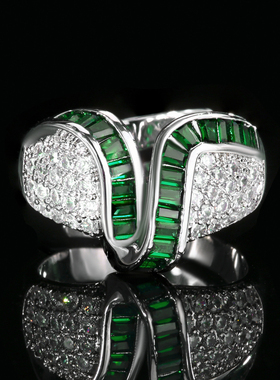 高含量高碳钻轻奢戒指