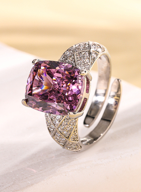 高含量高碳钻轻奢戒指