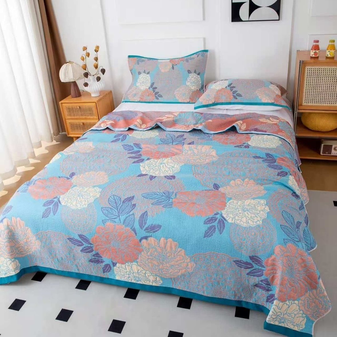 150*200床盖六层棉纱布毛巾被空调被盖毯加厚柔软亲肤透气不掉色,淘宝优惠券,粉丝福利购,淘宝优惠卷