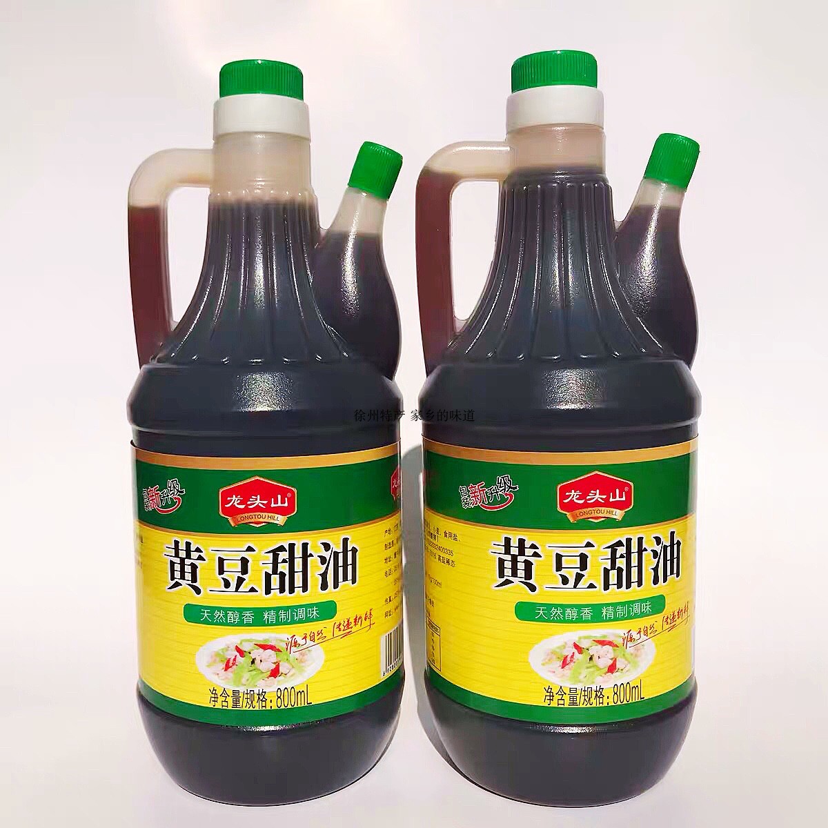 徐州睢宁特产甜油 天然粮食酿造 龙头山黄豆甜油 凉菜调味品800ml - 图0