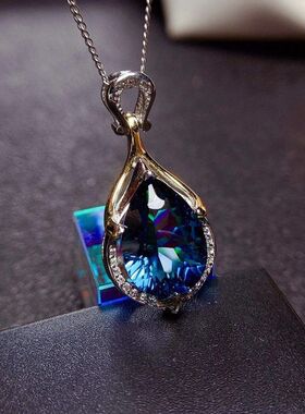 新款时尚美人鱼的眼泪吊坠网红