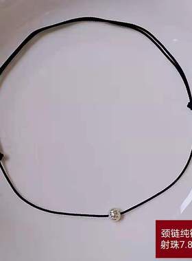 手工编织925纯银细款百搭锁骨链