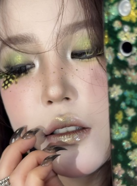 ins爆款斑点蝴蝶翅膀假睫毛氛围感出片神器夸张灵动舞台妆造睫毛